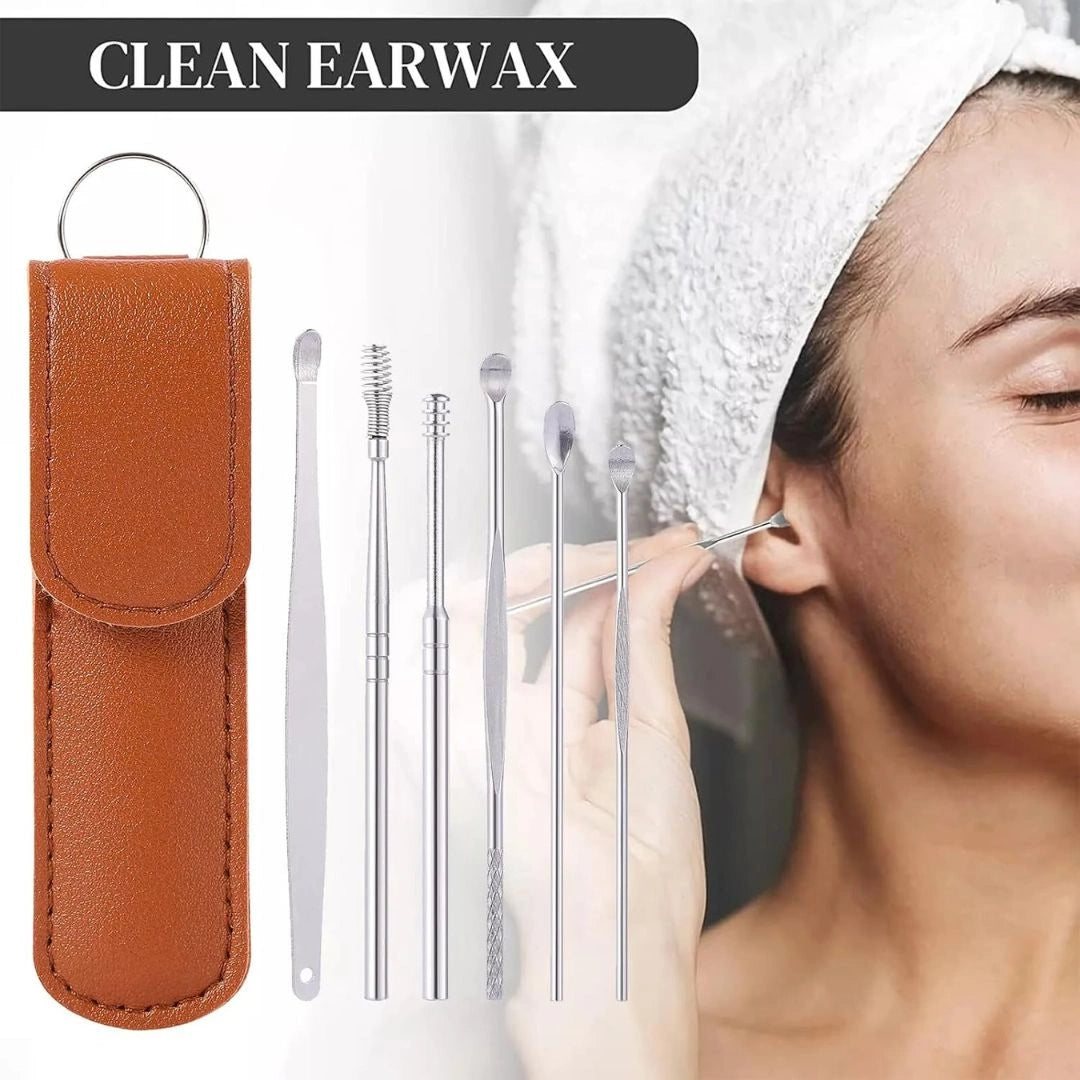 Different ear cleaning tool tip shapes