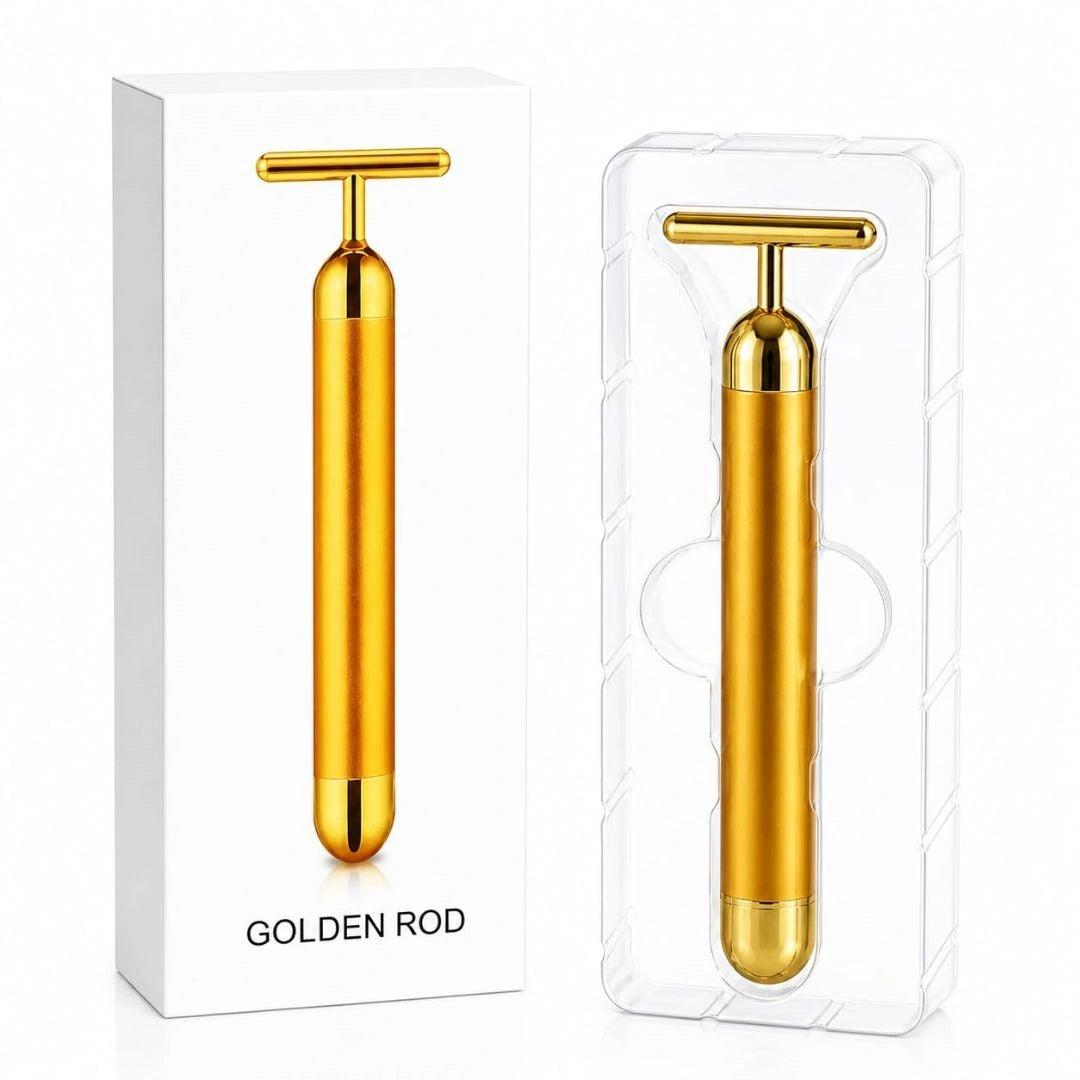 24K gold energy beauty bar facial massager